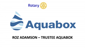 Aquabox presentation by Roz Adamson